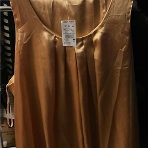 Gold Sleeveless Top w/ matching pants